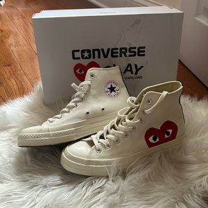 Comme Garçon converse sneakers
